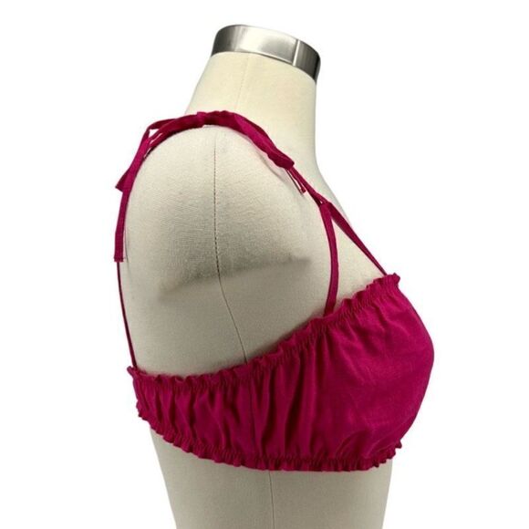 NWT Anthropologie Ruched Sweetheart Bralette - Picture 5 of 12